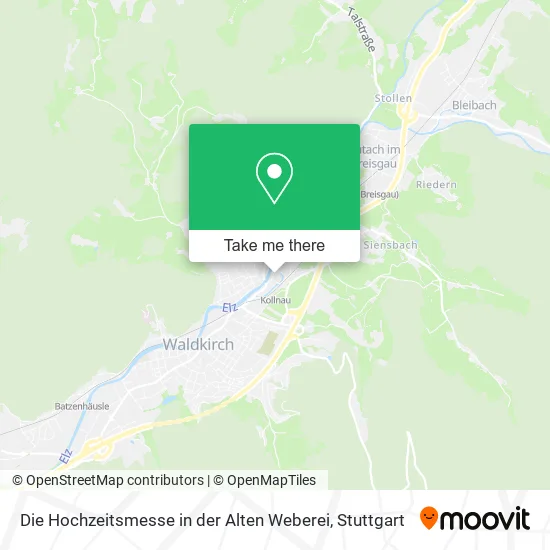 Карта Die Hochzeitsmesse in der Alten Weberei