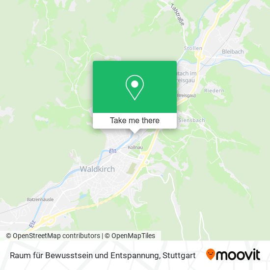 Raum für Bewusstsein und Entspannung map