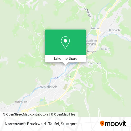 Карта Narrenzunft Bruckwald- Teufel