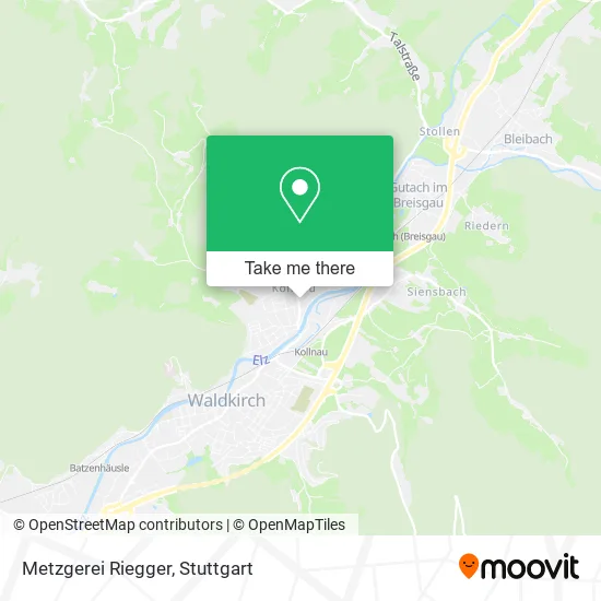 Карта Metzgerei Riegger