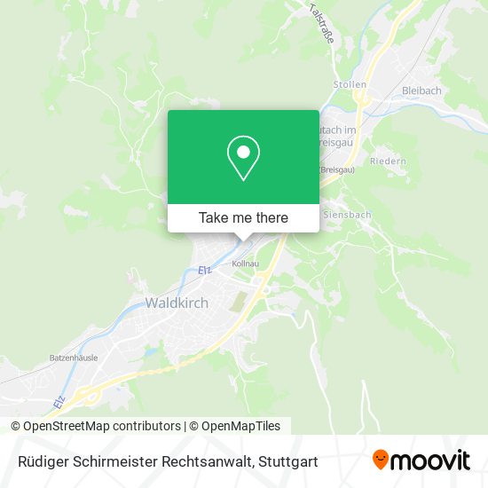 Rüdiger Schirmeister Rechtsanwalt map