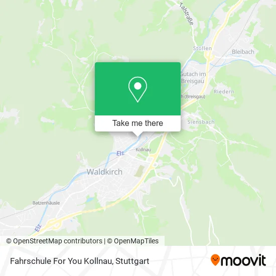 Карта Fahrschule For You Kollnau