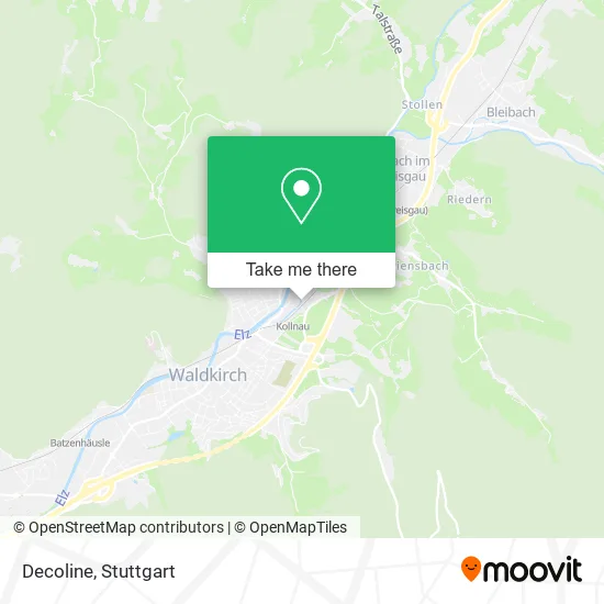 Decoline map