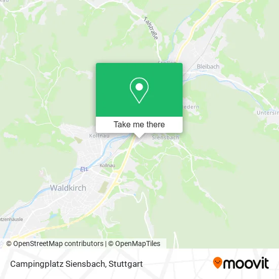 Карта Campingplatz Siensbach