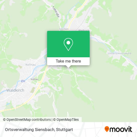 Ortsverwaltung Siensbach map