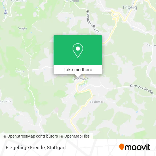 Карта Erzgebirge Freude