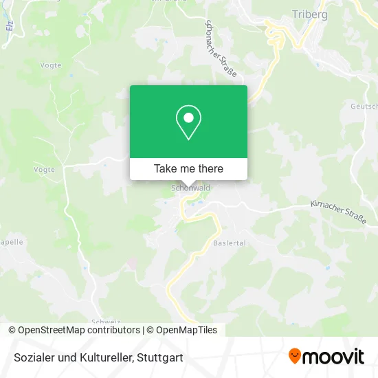 Карта Sozialer und Kultureller