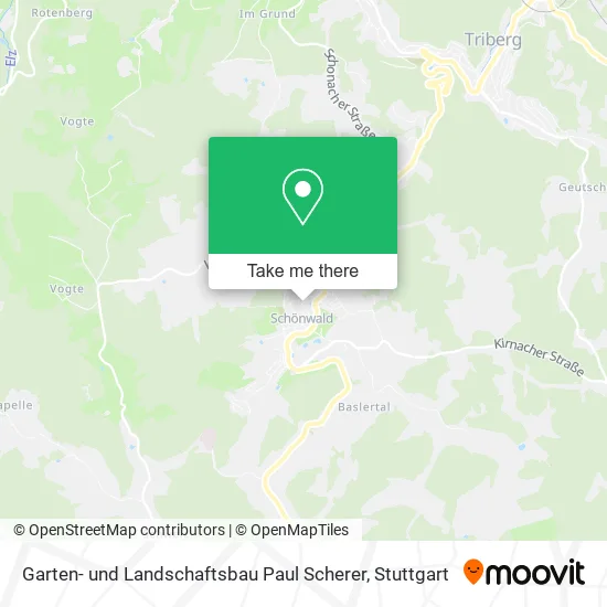 Карта Garten- und Landschaftsbau Paul Scherer