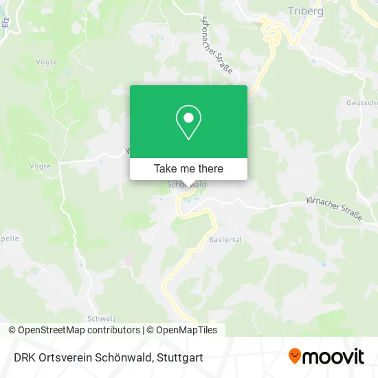 Карта DRK Ortsverein Schönwald
