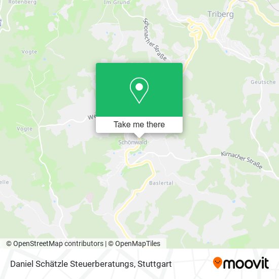 Daniel Schätzle Steuerberatungs map