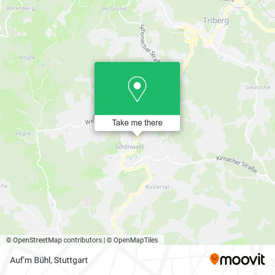 Auf'm Bühl map