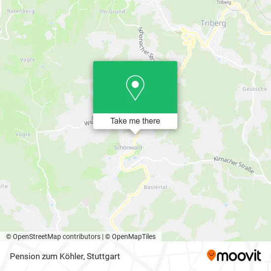 Карта Pension zum Köhler