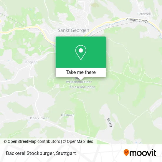 Bäckerei Stockburger map