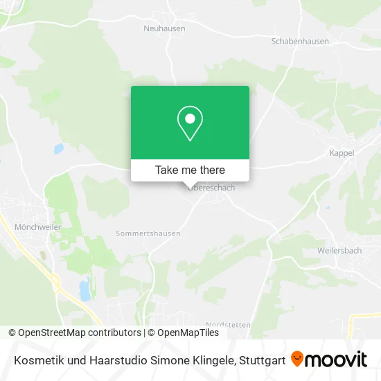 Карта Kosmetik und Haarstudio Simone Klingele