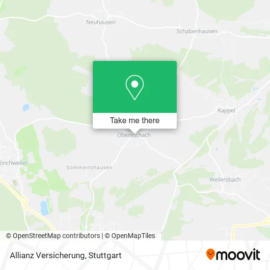 Карта Allianz Versicherung