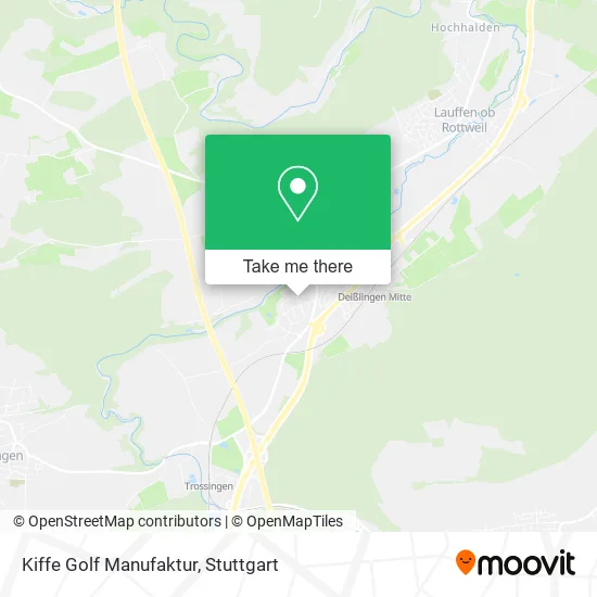 Карта Kiffe Golf Manufaktur