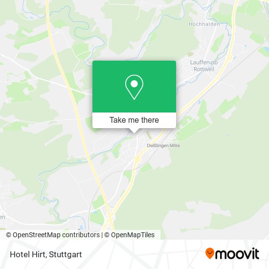 Hotel Hirt map