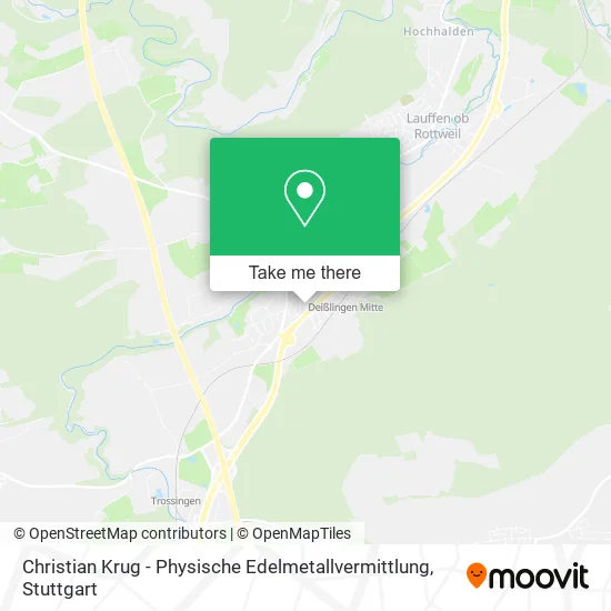 Карта Christian Krug - Physische Edelmetallvermittlung