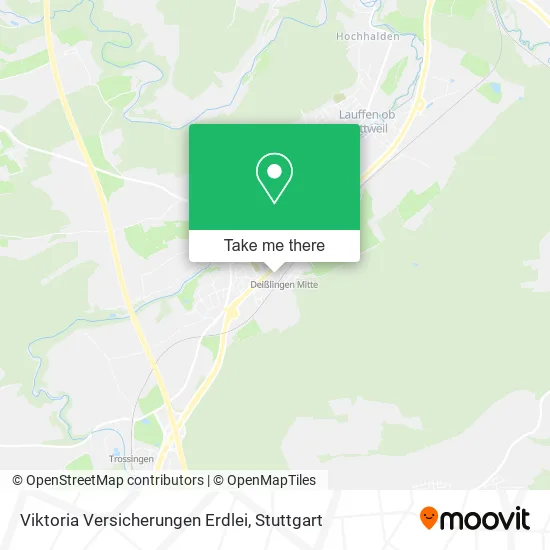 Карта Viktoria Versicherungen Erdlei