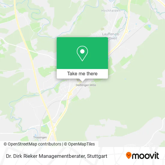 Карта Dr. Dirk Rieker Managementberater