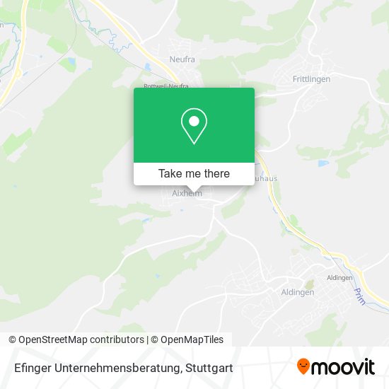 Efinger Unternehmensberatung map