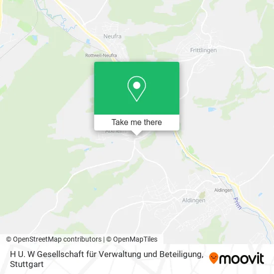 Карта H U. W Gesellschaft für Verwaltung und Beteiligung