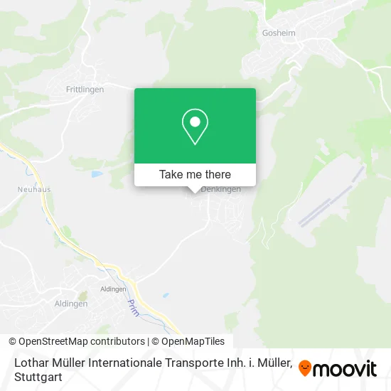 Карта Lothar Müller Internationale Transporte Inh. i. Müller