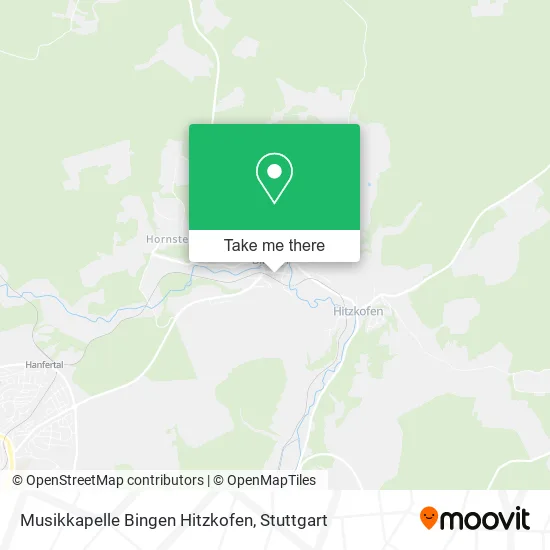 Карта Musikkapelle Bingen Hitzkofen