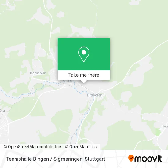 Карта Tennishalle Bingen / Sigmaringen