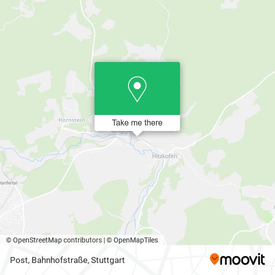 Post, Bahnhofstraße map