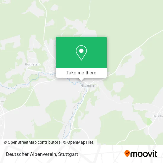 Карта Deutscher Alpenverein
