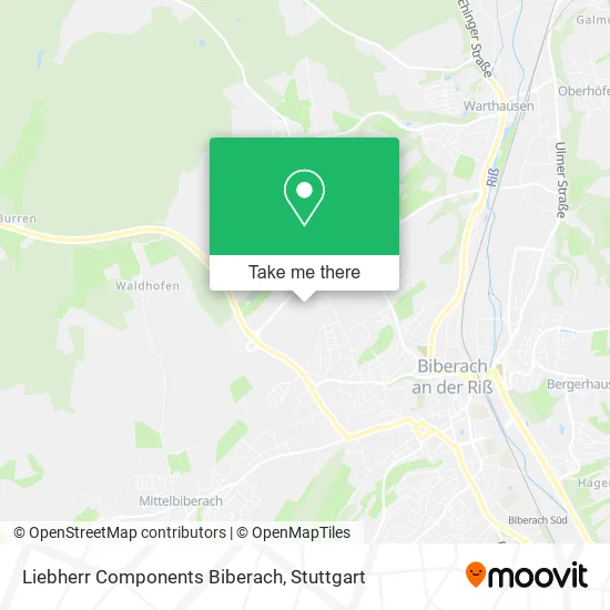 Карта Liebherr Components Biberach