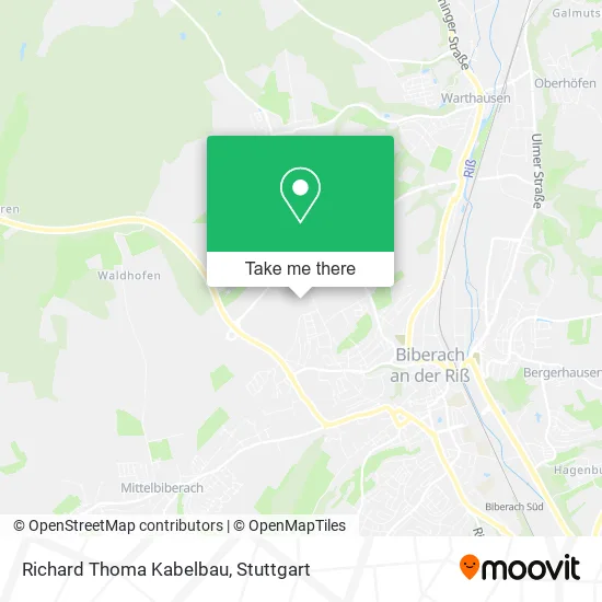 Карта Richard Thoma Kabelbau