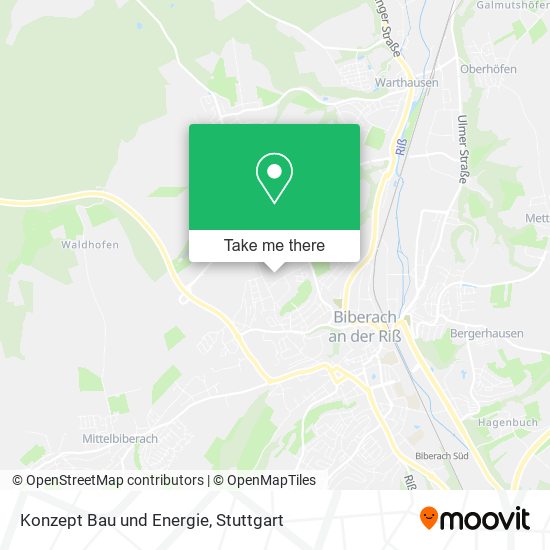 Konzept Bau und Energie map