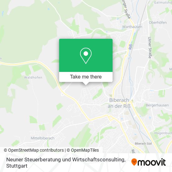 Neuner Steuerberatung und Wirtschaftsconsulting map