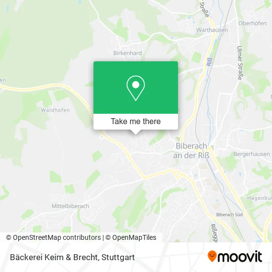 Карта Bäckerei Keim & Brecht