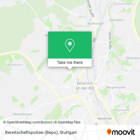 Bereitschaftspolizei (Bepo) map