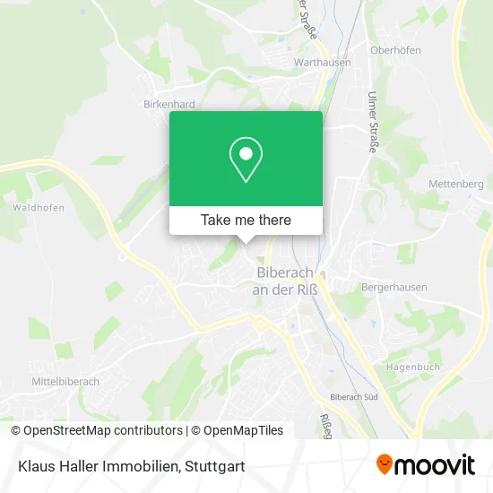 Карта Klaus Haller Immobilien