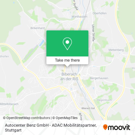 Карта Autocenter Benz GmbH - ADAC Mobilitätspartner