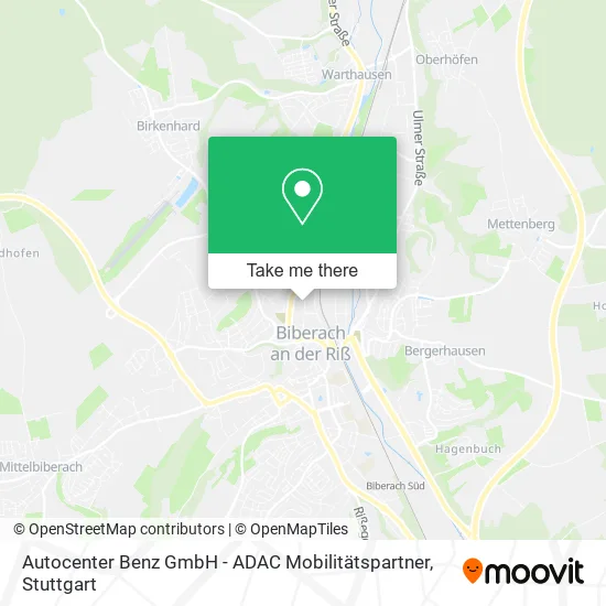 Карта Autocenter Benz GmbH - ADAC Mobilitätspartner