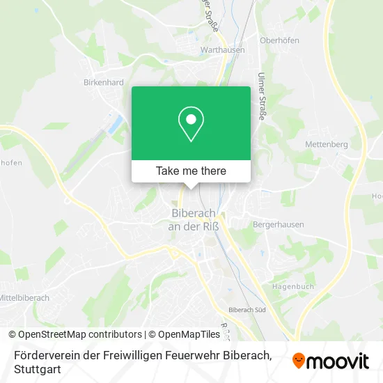 Карта Förderverein der Freiwilligen Feuerwehr Biberach