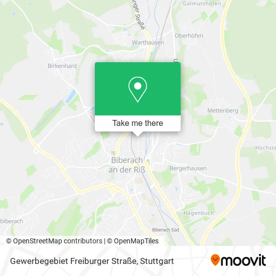 Карта Gewerbegebiet Freiburger Straße
