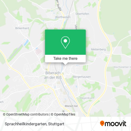Sprachheilkindergarten map