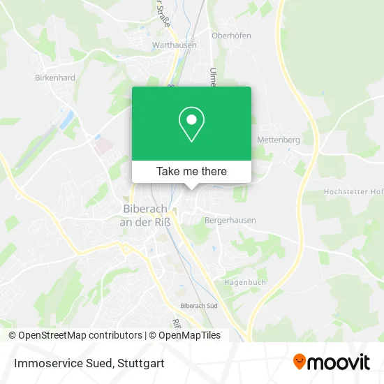 Карта Immoservice Sued