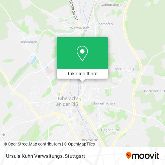 Ursula Kuhn Verwaltungs map