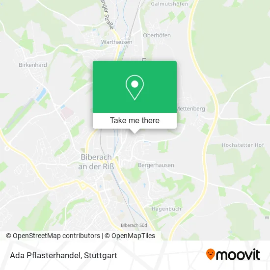 Карта Ada Pflasterhandel
