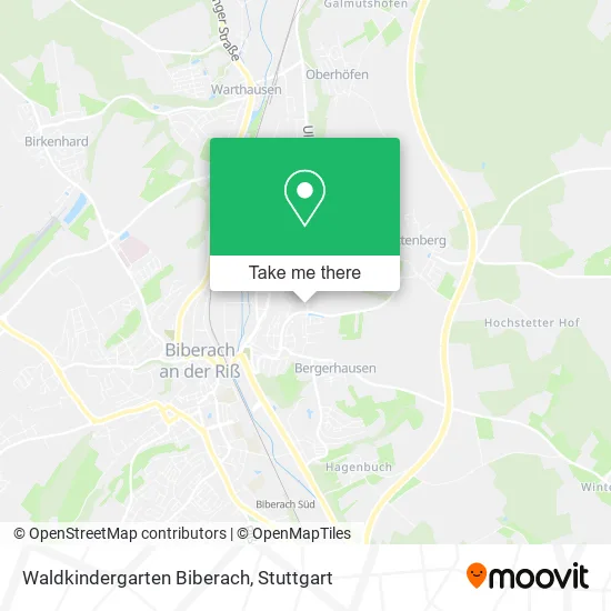 Карта Waldkindergarten Biberach