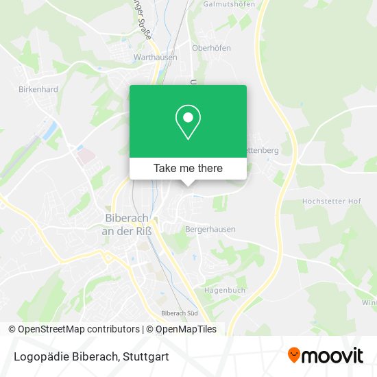 Logopädie Biberach map