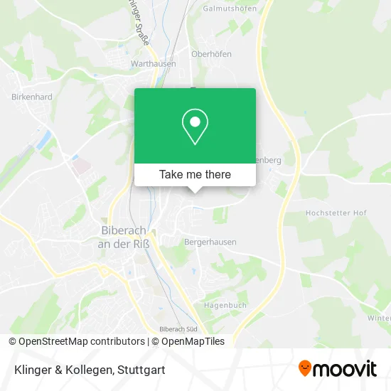 Карта Klinger & Kollegen