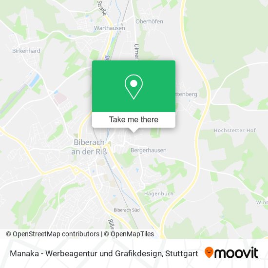 Manaka - Werbeagentur und Grafikdesign map